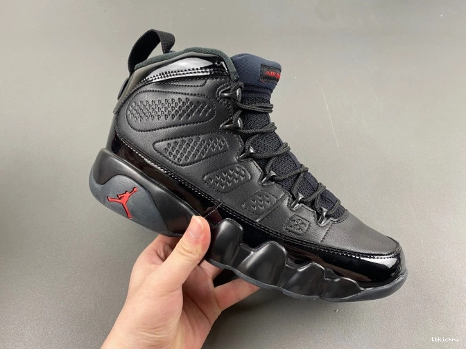 Cheap TBK Jordan 9 Air 302370-014 Bred Retro Patent 0713